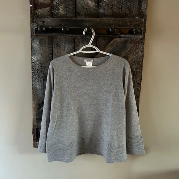 Women's Made in Italy Bartolini 50% Wool & 50% Acrylic Sweater Grey - Picture 1 of 3